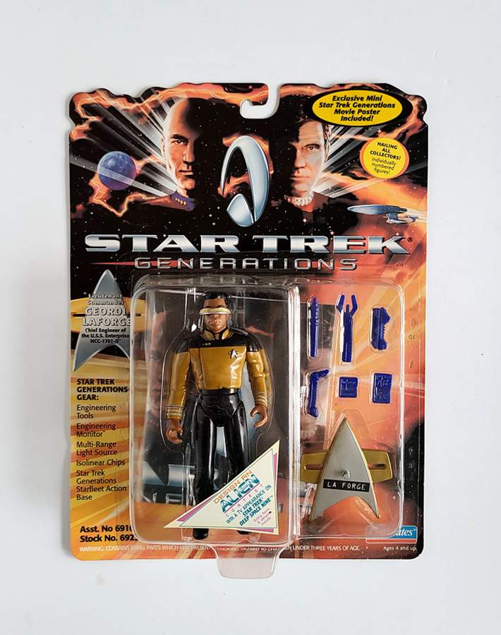 Star Trek - Generations Lieutenant Commander Geordi LaForge (1994) by Playmates