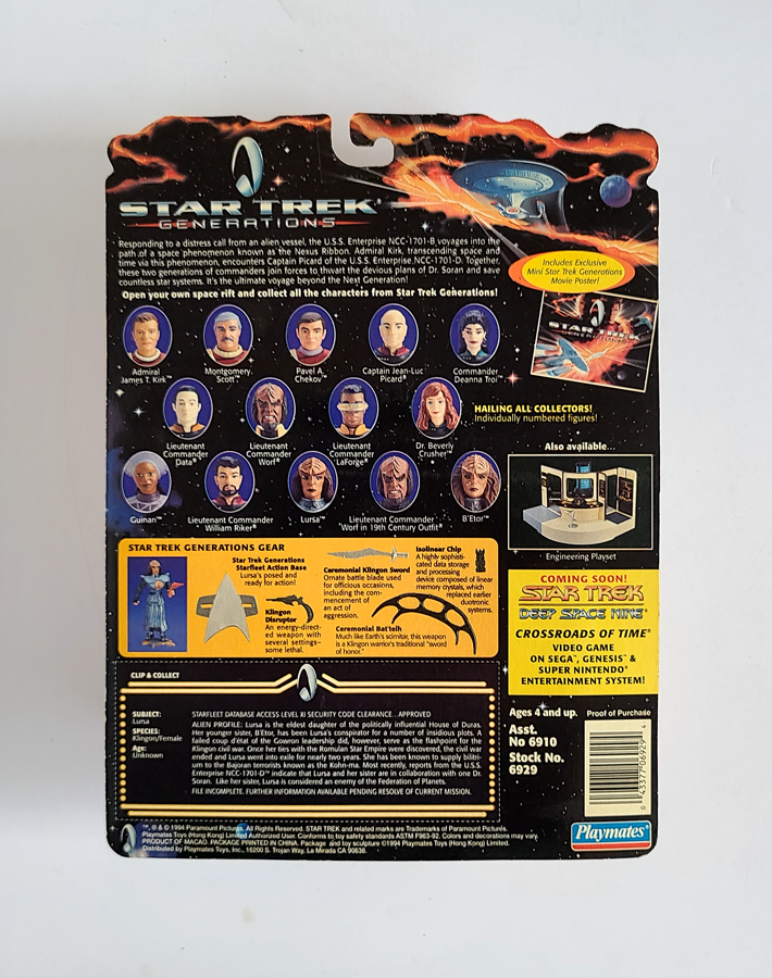 Star Trek - Generations Lursa (1994) by Playmates