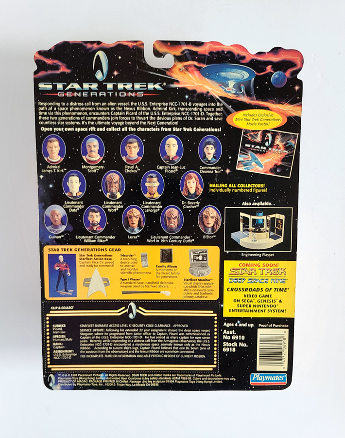 Star Trek - Generations Captain Jean-Luc Picard (1994) by Playmates