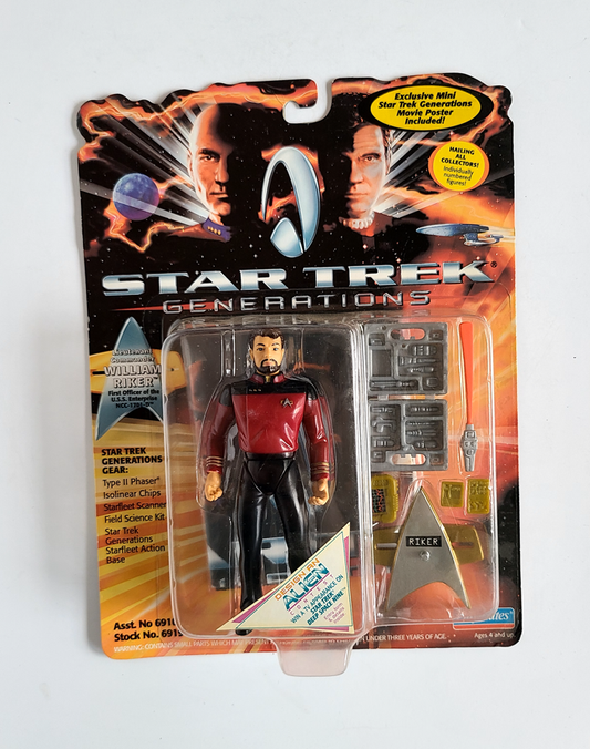 Star Trek - Generations Lieutenant Commander William Riker (1994) by Playmates