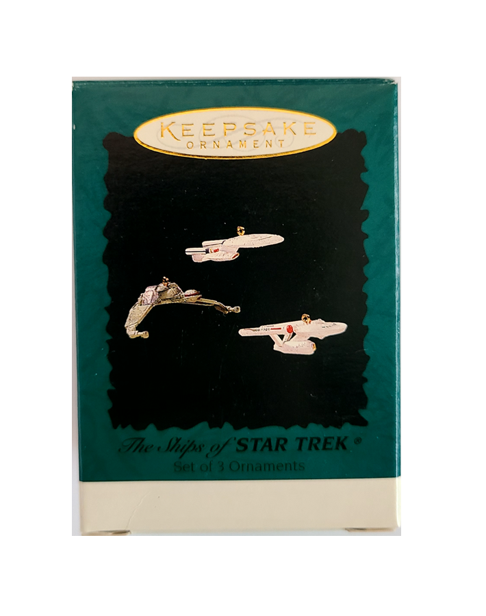 Star Trek - Keepsake Ornament The Ships of Star Trek Set of 3 (1995) by Hallmark