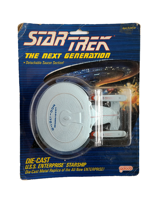 Star Trek - The Next Generation U.S.S Enterprise Die-Cast (1988) by Galoob