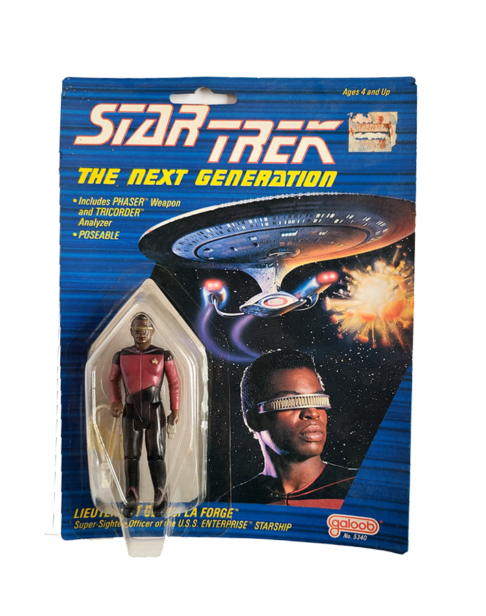 Star Trek - The Next Generation Lt. Geordi La Forge (1988) by Galoob