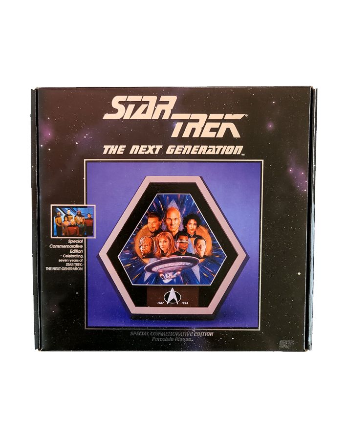 Star Trek - The Next Generation Commemorative Edition Porcelain Plaque (1993)