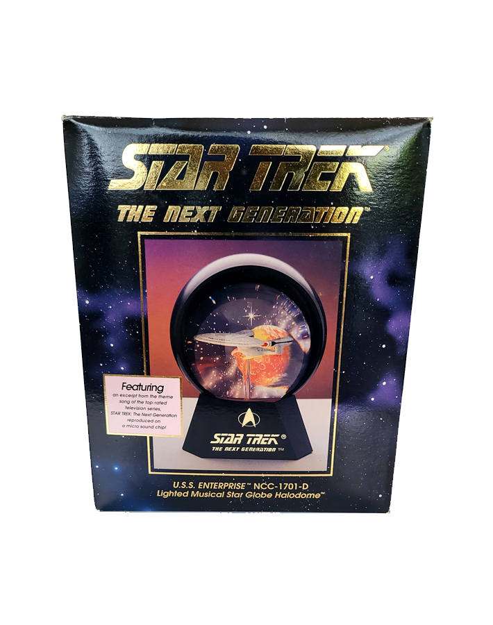 Star Trek - The Next Generation U.S.S. Enterprise NCC- 1701 Lighted Muscial Star Globe (1993)