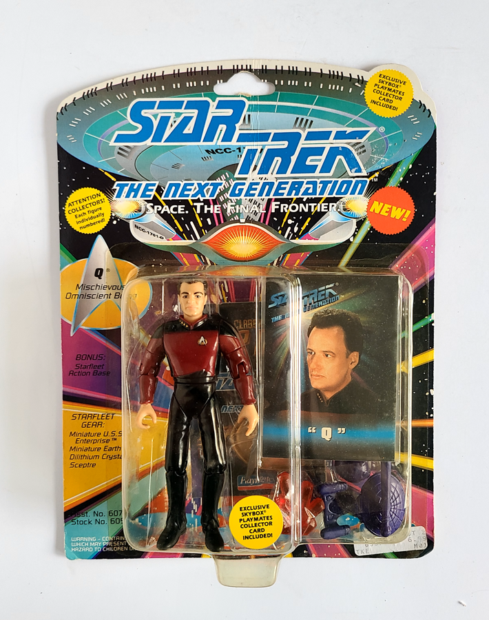 Star Trek - The Next Generation Q (1993) by Playmates *Imperfect Package