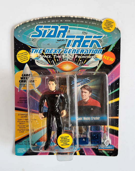 Star Trek - The Next Generation Cadet Wesley Crusher (1993) by Playmates *Imperfect Package