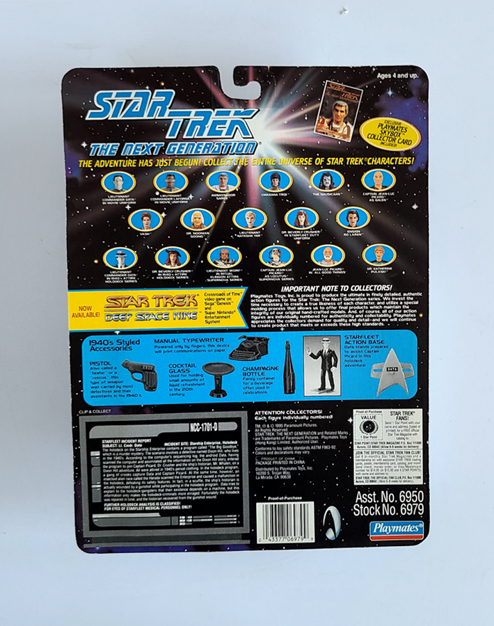 Star Trek - The Next Generation Holodeck Series Commander Data (1993) by Playmates