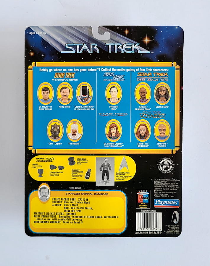 Star Trek - Original Series Harry Mudd (1997) by Playmates