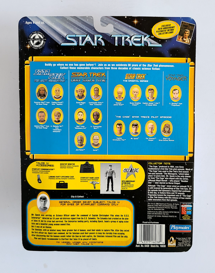 Star Trek - Original Series Mister Spock Anniversary Edition (1996) by Playmates