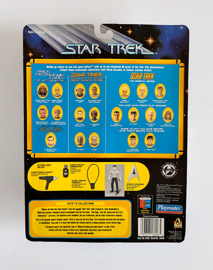 Star Trek - Lt. Hikaru Sulu Exclusive (1995) by Playmates *Imperfect Package