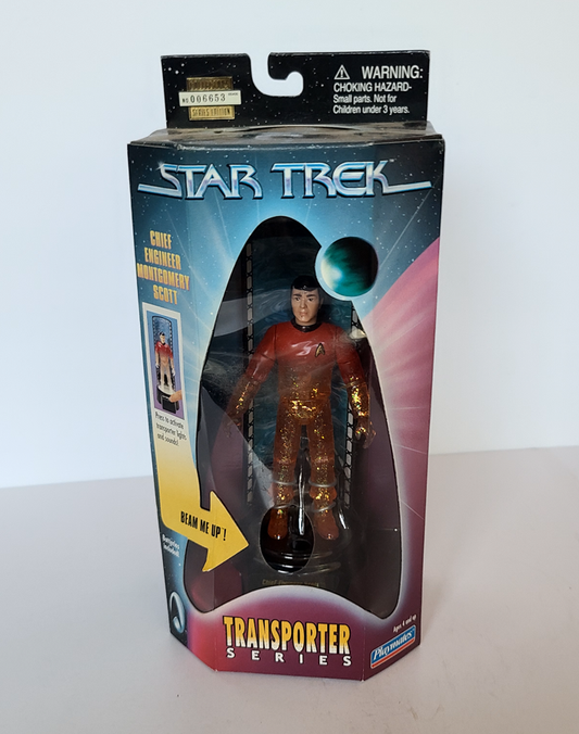 Star Trek - Transporter Series Chief Engineer Montgomery Scott LE (1998) by Playmates