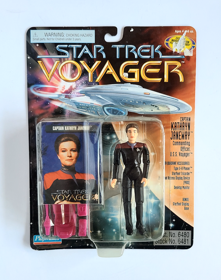 Star Trek - Voyager Captain Kathryn Janeway (1995) by Playmates *Imperfect Package