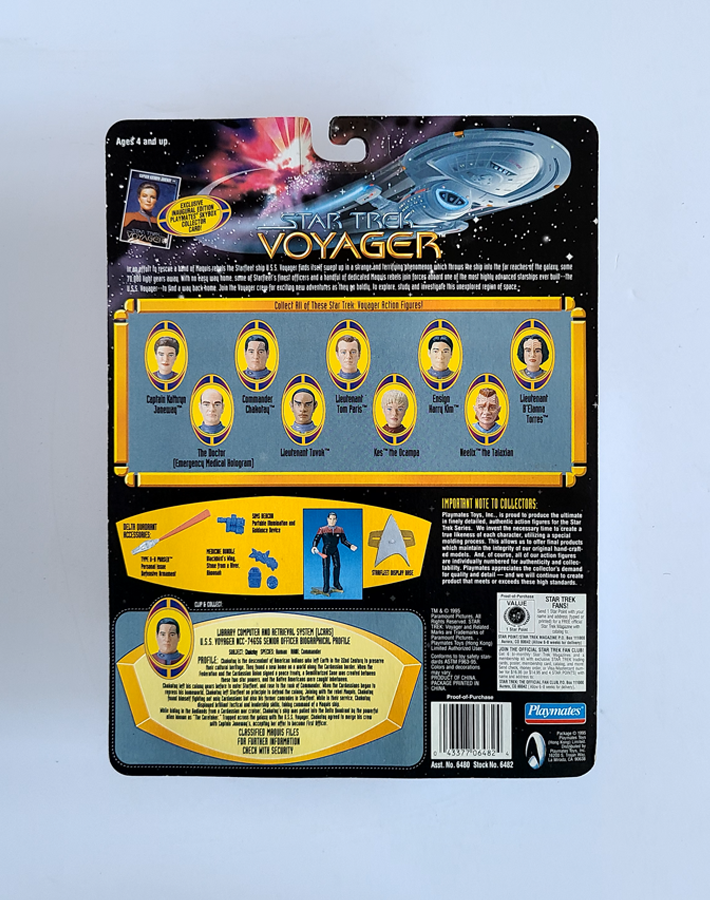 Star Trek - Voyager Lieutenant Tuvok (1995) by Playmates