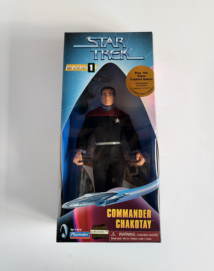 Star Trek - Warp Factor Series 1 Commander Chakotay 9" LE (1997) by Playmates