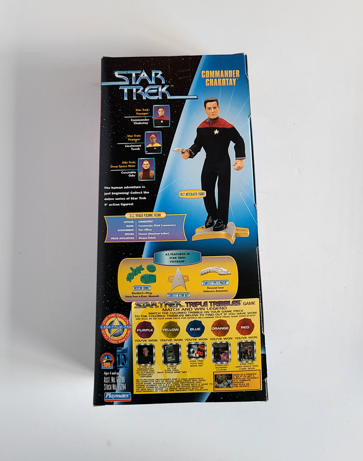 Star Trek - Warp Factor Series 1 Commander Chakotay 9" LE (1997) by Playmates