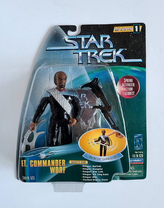 Star Trek - Warp Factor Series 1 LT. Commander Worf (1997) by Playmates