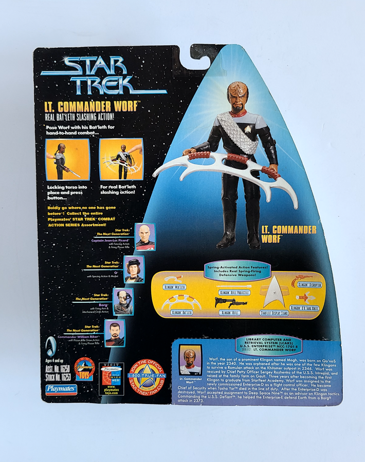 Star Trek - Warp Factor Series 1 LT. Commander Worf (1997) by Playmates