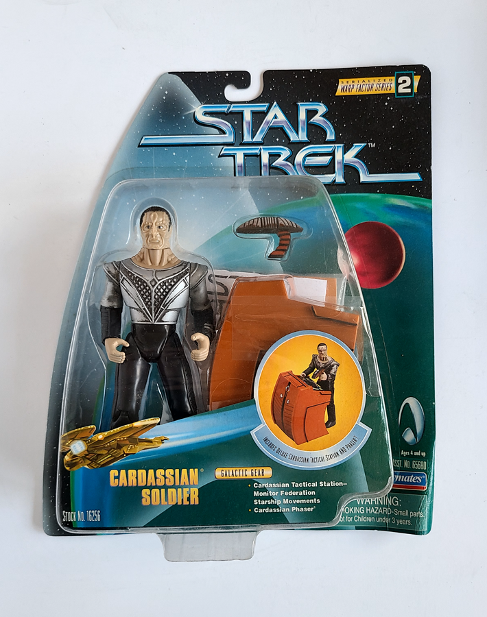 Star Trek - Warp Factor Series 2 Cardassian Soldier (1997) by Playmates *Imperfect Package