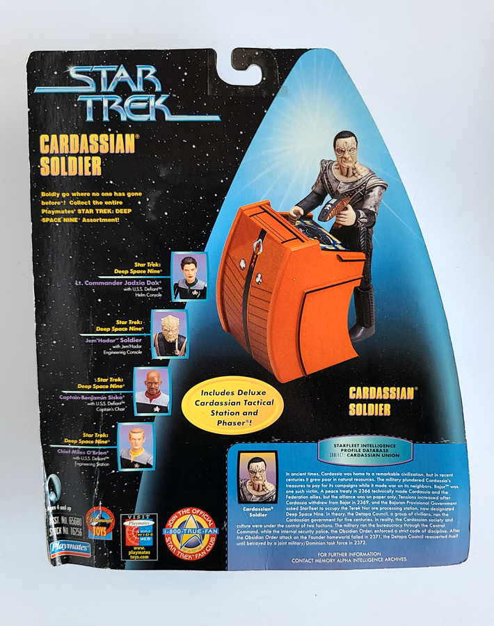 Star Trek - Warp Factor Series 2 Cardassian Soldier (1997) by Playmates *Imperfect Package