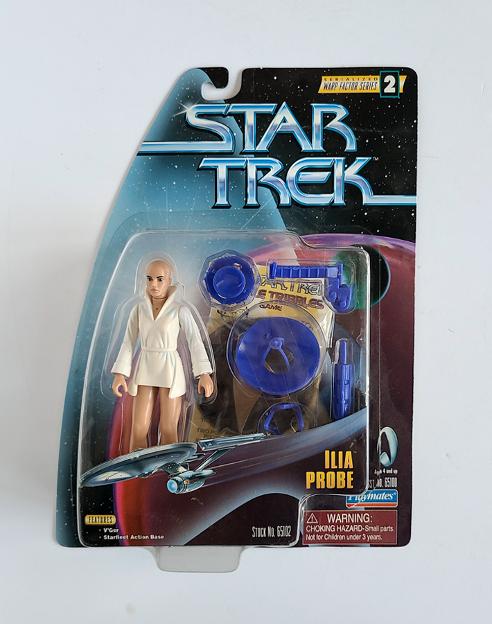 Star Trek - Warp Factor Series 2 Ilia Probe (1997) by Playmates *Imperfect Package