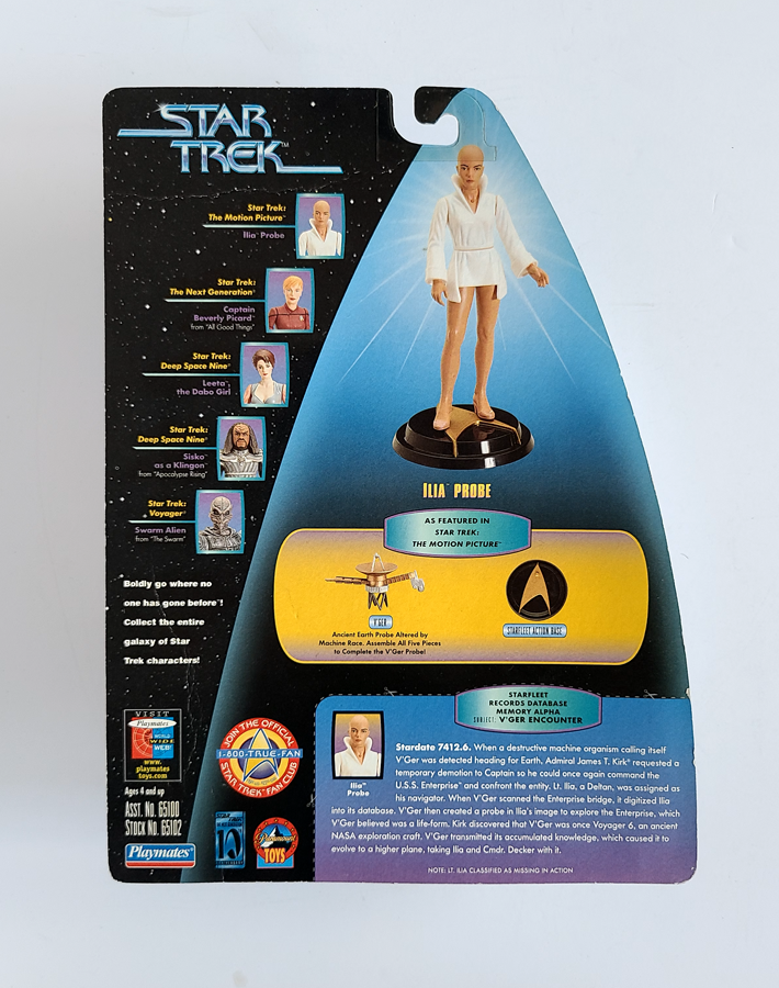 Star Trek - Warp Factor Series 2 Ilia Probe (1997) by Playmates *Imperfect Package