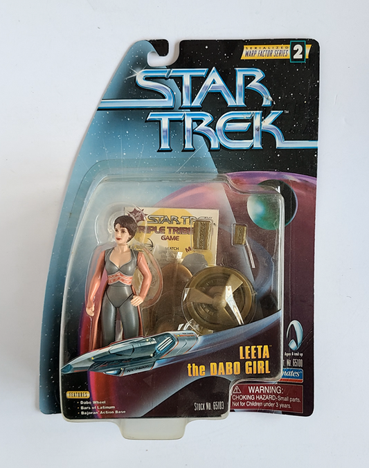 Star Trek - Warp Factor Series 2 Leeta the Dabo Girl (1997) by Playmates *Imperfect Package