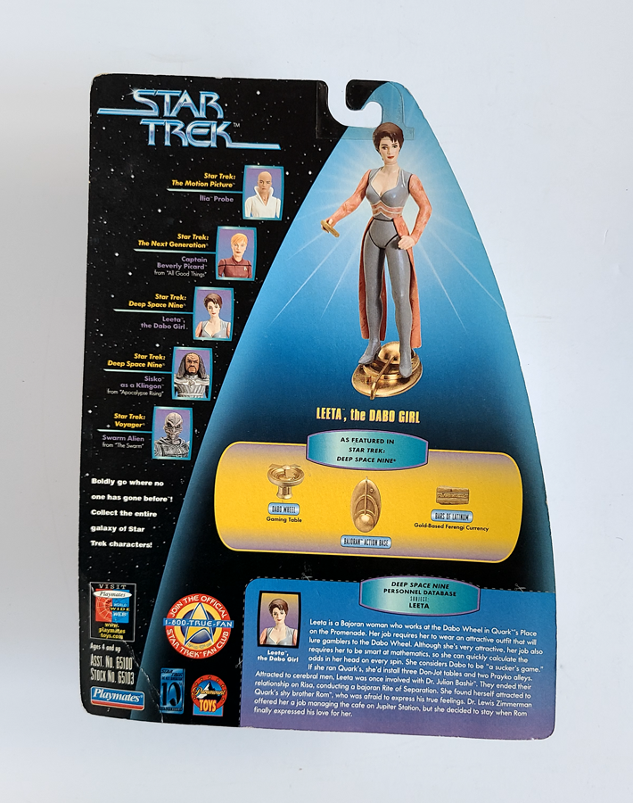 Star Trek - Warp Factor Series 2 Leeta the Dabo Girl (1997) by Playmates *Imperfect Package