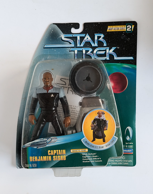 Star Trek - Warp Factor Series 2 Benjamin Sisko (1997) by Playmates *Imperfect Package