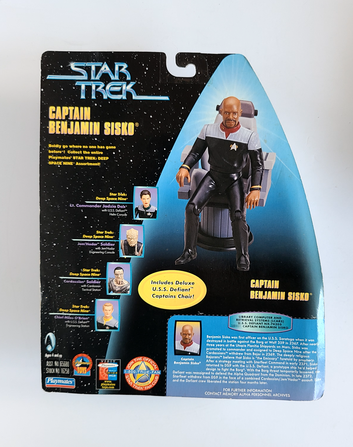 Star Trek - Warp Factor Series 2 Benjamin Sisko (1997) by Playmates *Imperfect Package