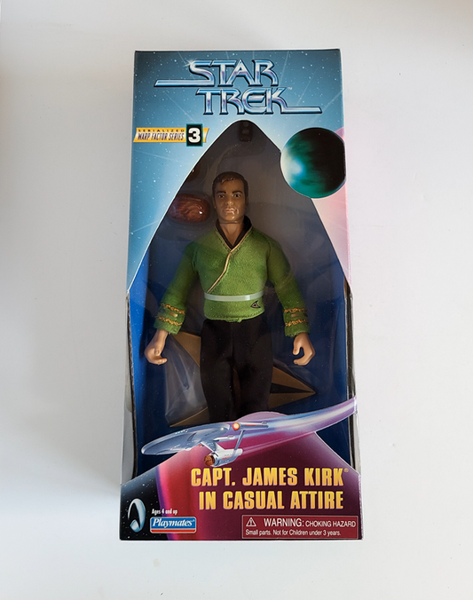 Star Trek - Warp Factor Series 3 Capt. James Kirk in Casual Attire 9" (1998) by Playmates