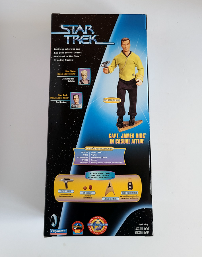 Star Trek - Warp Factor Series 3 Capt. James Kirk in Casual Attire 9" (1998) by Playmates