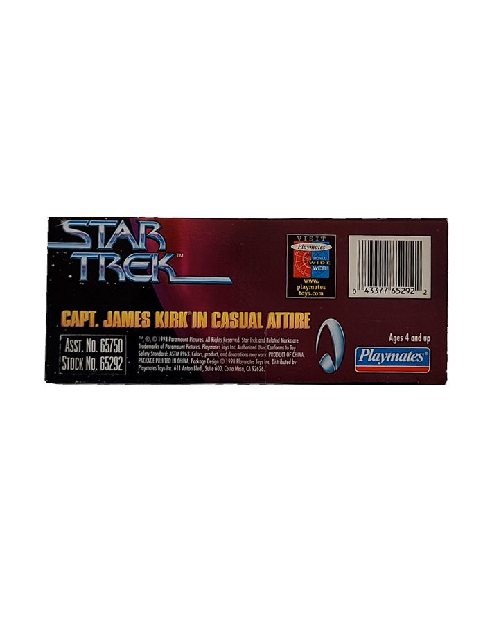 Star Trek - Warp Factor Series 3 Capt. James Kirk in Casual Attire 9" (1998) by Playmates