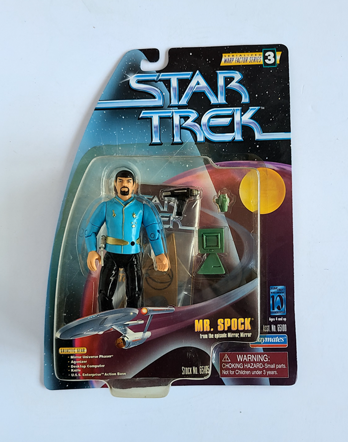 Star Trek - Warp Factor Series 3 Mr. Spock (1997) by Playmates *Imperfect Package