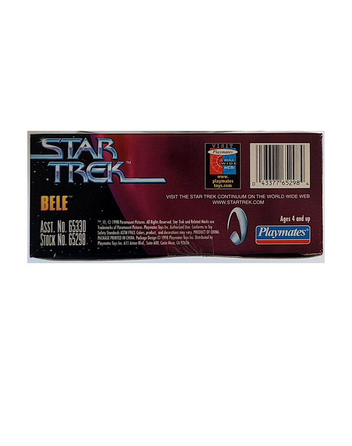 Star Trek - Warp Factor Series 5 Bele 9" (1998) by Playmates