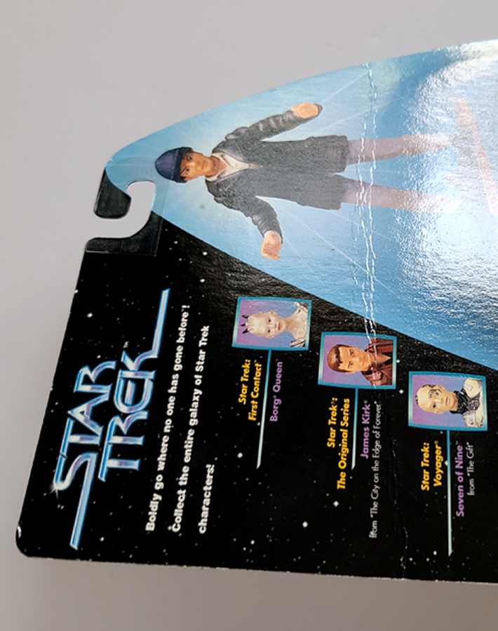 Star Trek - Warp Factor Series 5 James Kirk (1998) by Playmates *Imperfect Package