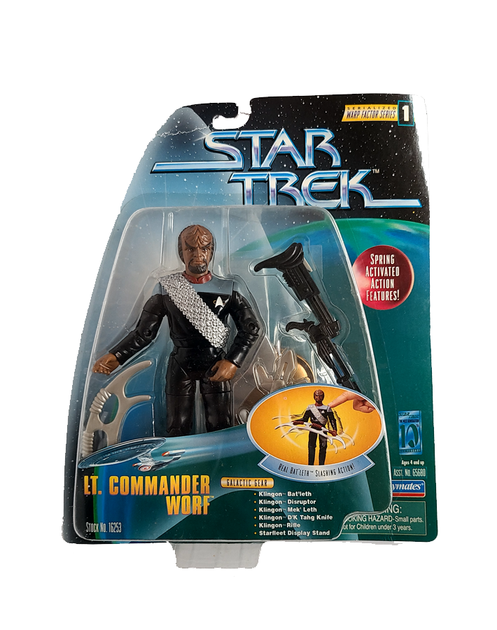 Star Trek - Warp Series 1 LT. Commander Worf (1997) by Playmates