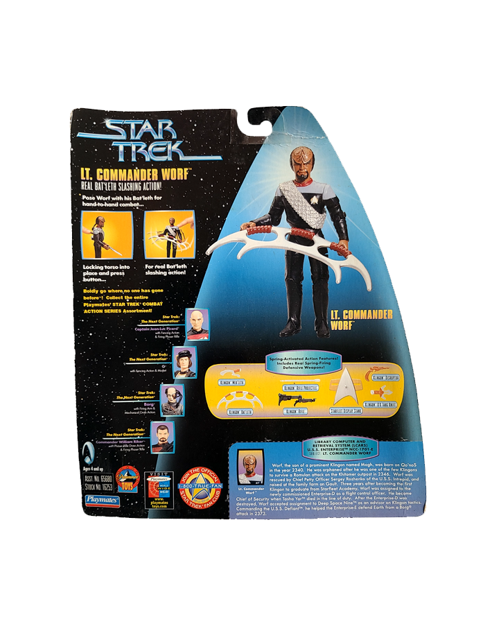 Star Trek - Warp Series 1 LT. Commander Worf (1997) by Playmates