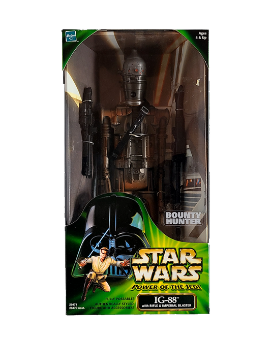 Star Wars - Power of the Jedi IG-88 Bounty Hunter 9" Figure (2000) by Hasbro