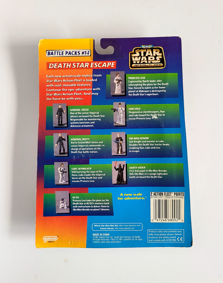 Star Wars - Action Fleet Death Star Escape Battle Pack #14 (1997) by Galoob