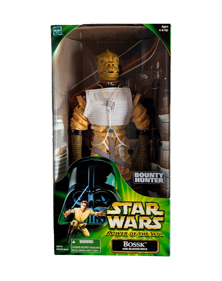 Star Wars - Power of the Jedi Bossk Bounty Hunter 9" Figure (2000) by Hasbro