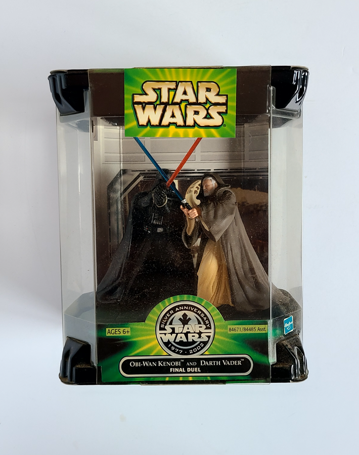 Star Wars - Silver Anniversary Final Duel Obi-Wan Kenobi and Darth Vader (2002) by Hasbro