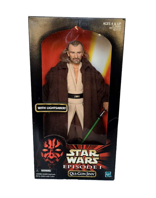 Star Wars - Episode 1 Qui-Gon Jinn 12" Action Figure (1998) by Hasbro