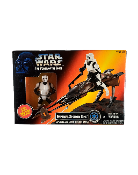 Star Wars - The Power of the Force Imperial Speeder Bike (1995) by Kenner