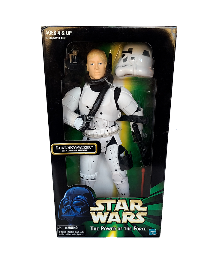 Star Wars - The Power of the Force - Luke Skywalker with Dianoga Tentacle 12" (1998) by Hasbro