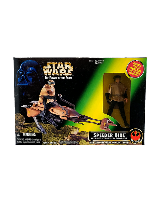 Star Wars - The Power of the Force Speeder Bike Luke in Endor Gear (1996) by Kenner