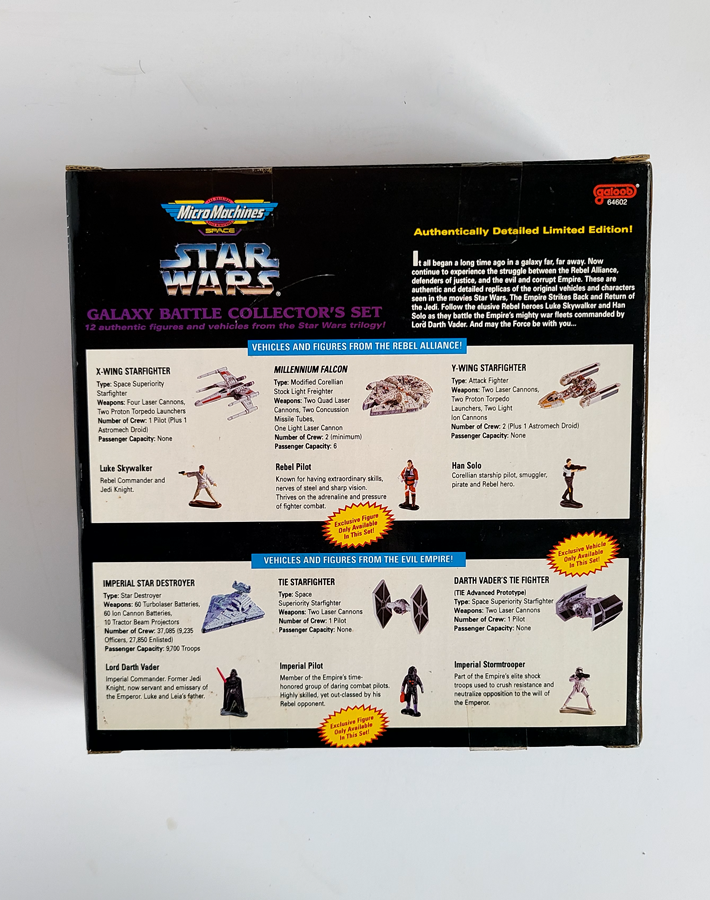 Star Wars - MicroMachines Galaxy Battle Collector's Set Limited Edition (1994) by Galoob