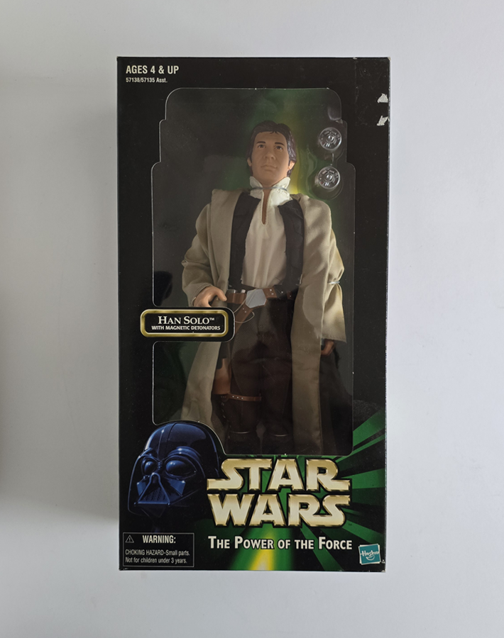 Star Wars - The Power of the Force Han Solo with Detonators 9" Figure (1999) by Hasbro