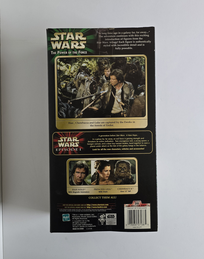 Star Wars - The Power of the Force Han Solo with Detonators 9" Figure (1999) by Hasbro