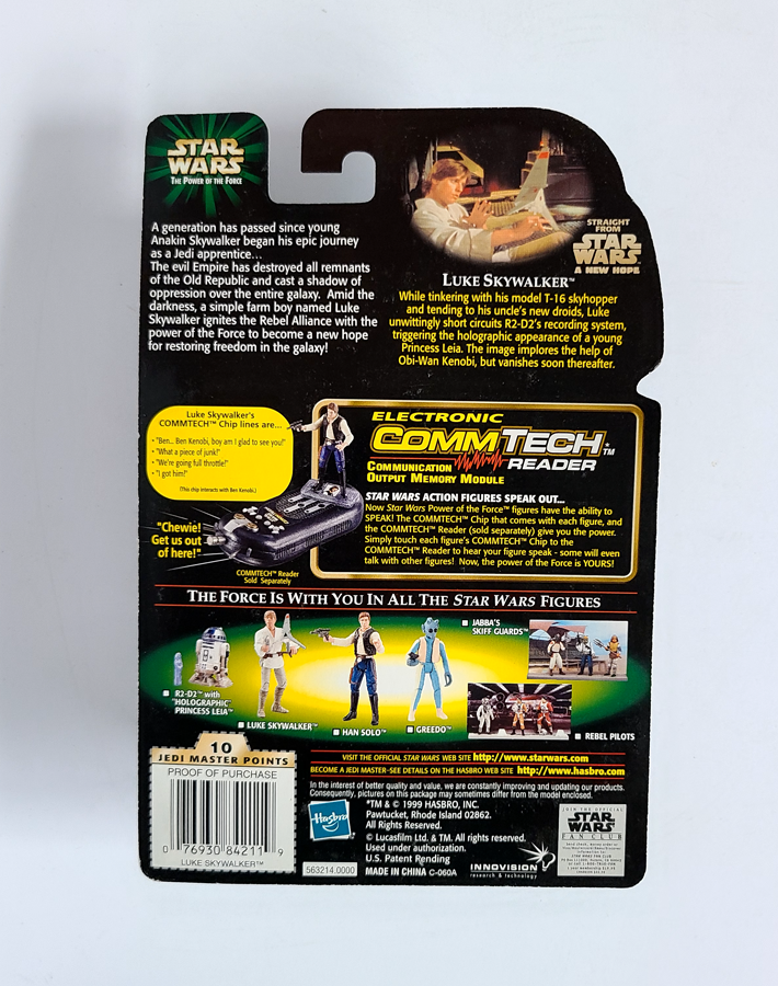 Star Wars - Power of the Force Luke Skywalker (1999) by Hasbro